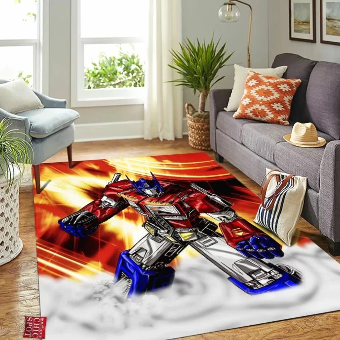 Optimus Prime Rectangle Rug