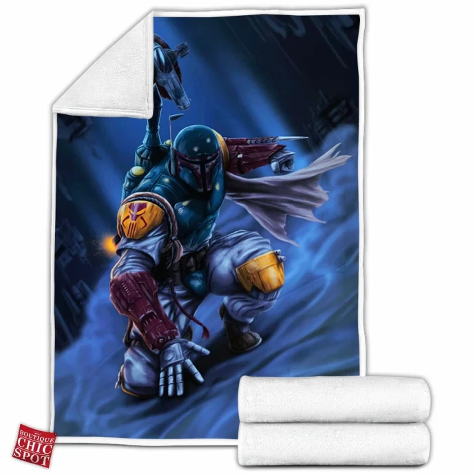 Boba Fett Fleece Blanket