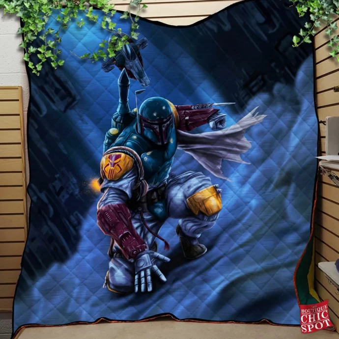 Boba Fett Quilt Blanket