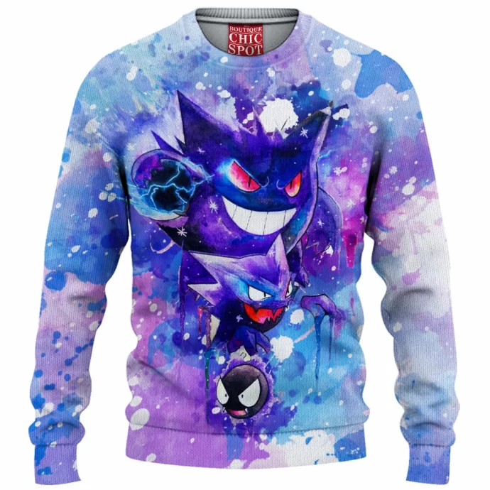 Gastly Evolutions Knitted Sweater