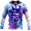 Anime Zip-Hoodie, Gastly Zip-Hoodie, Pokemon Zip-Hoodie