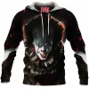 Horror Fleece-Hoodie, Pennywise Fleece-Hoodie