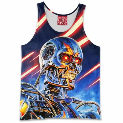 Sci-Fi Tank-Top, T-800 Tank-Top, The Terminator Tank-Top