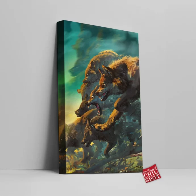 Skellige Wolves Canvas Wall Art