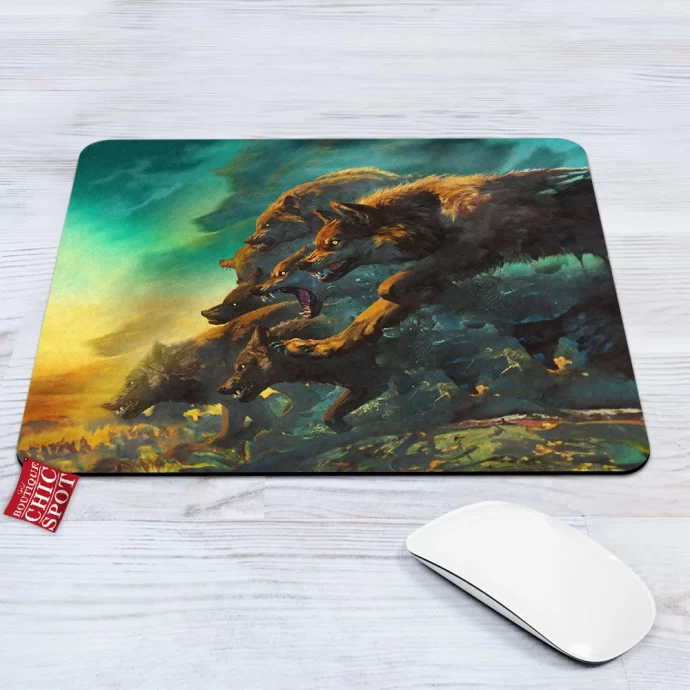 Skellige Wolves Mouse Pad