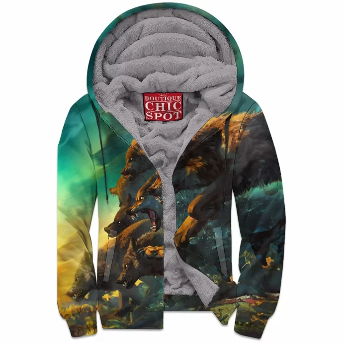 Skellige Wolves Zip Fleece Hoodie