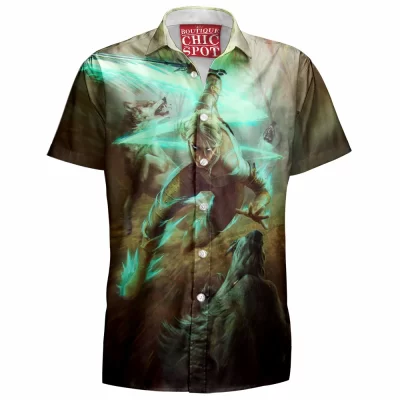 Game Hawaiian-Shirt, The Witcher Hawaiian-Shirt, Fantasy Hawaiian-Shirt, Ciri Hawaiian-Shirt