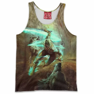 Game Tank-Top, The Witcher Tank-Top, Fantasy Tank-Top, Ciri Tank-Top
