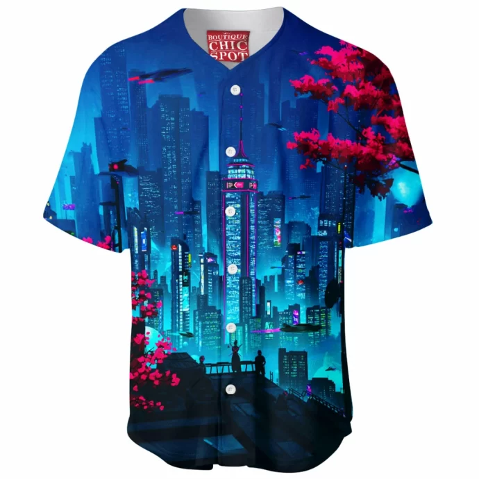 Cyberpunk Baseball Jersey