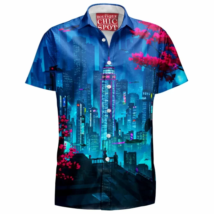 Cyberpunk Hawaiian Shirt