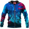 Game Zip-Hoodie, Sci-Fi Zip-Hoodie, Cyberpunk Zip-Hoodie