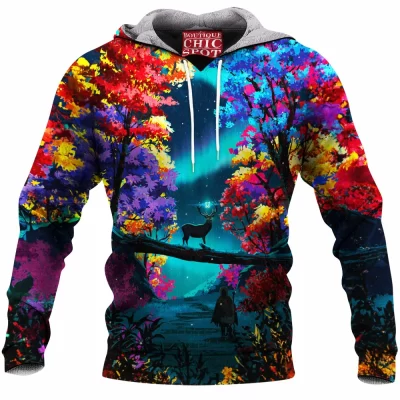 Deer Fleece-Hoodie
