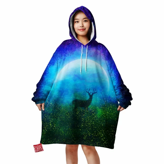 Dance Of The Fireflies Blanket Hoodie