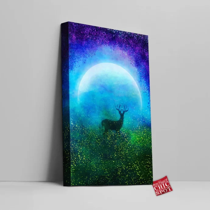 Dance Of The Fireflies Canvas Wall Art