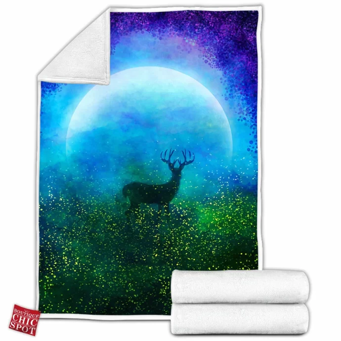 Dance Of The Fireflies Fleece Blanket