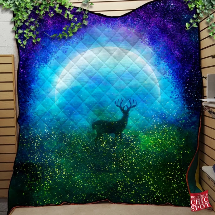 Dance Of The Fireflies Quilt Blanket