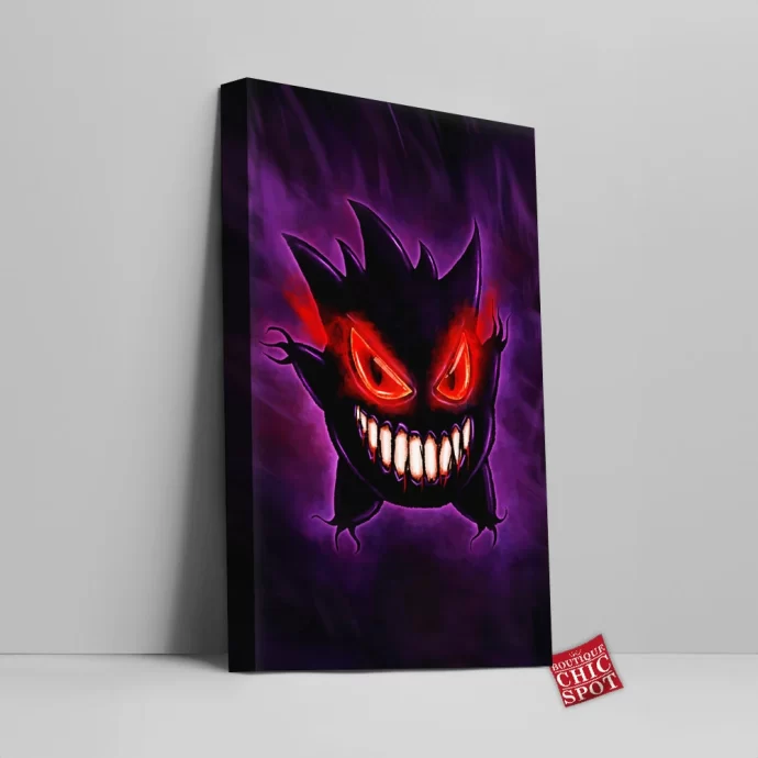 Gengar Canvas Wall Art