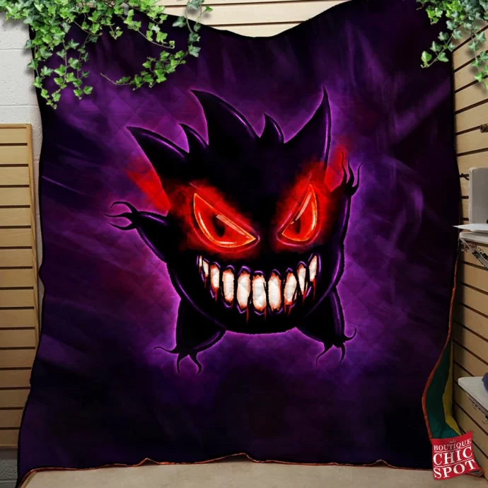 Gengar Quilt Blanket