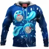 Anime Fleece-Hoodie, Pokemon Fleece-Hoodie, Poliwag Fleece-Hoodie