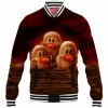 Anime Baseball-Jacket, Pokemon Baseball-Jacket, Dugtrio Baseball-Jacket