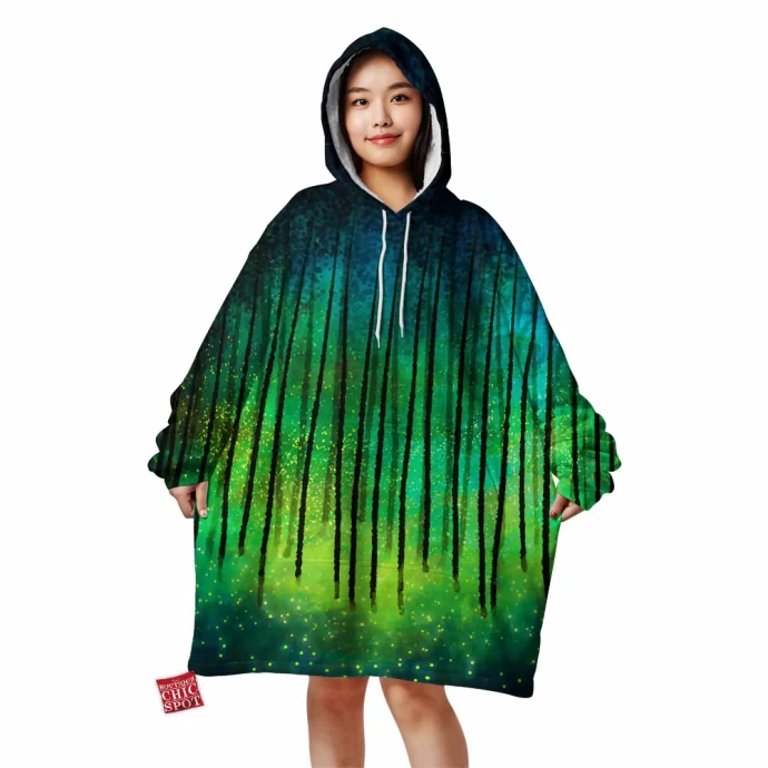 Turquiose Luster Blanket Hoodie