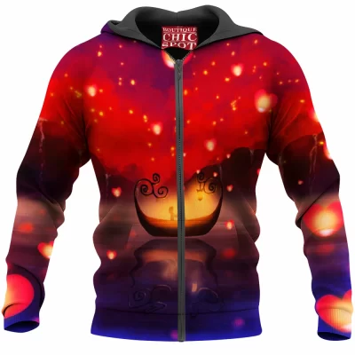 Valentine Day Zip-Hoodie