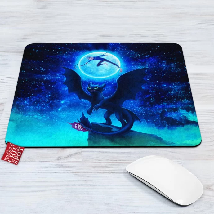 Jack And Toothless Mouse Pad