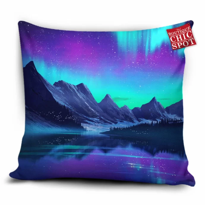 Lake Aurora Pillow Cover