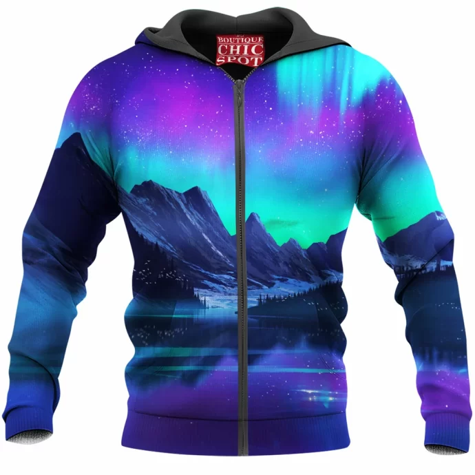 Lake Aurora Zip Hoodie