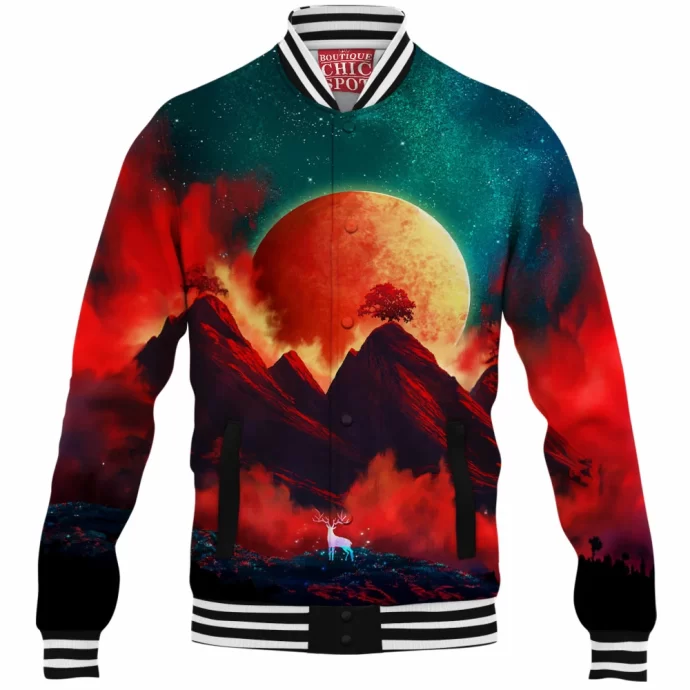 Red Moon Baseball Jacket