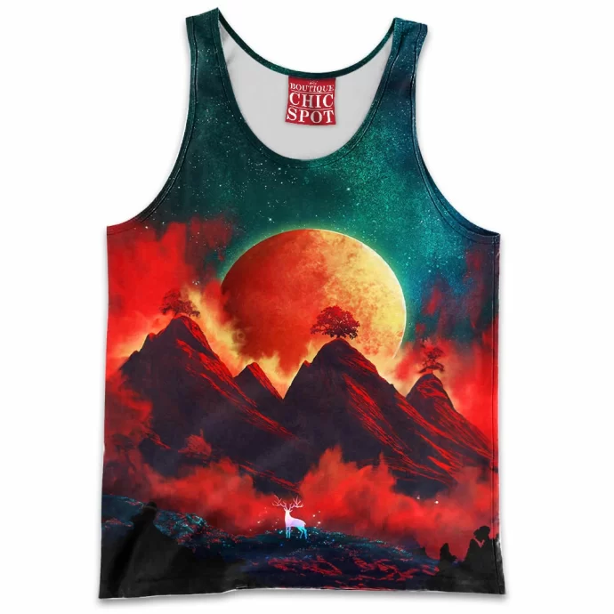 Red Moon Tank Top