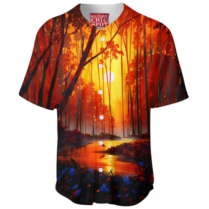 Autumn River Baseball Jersey