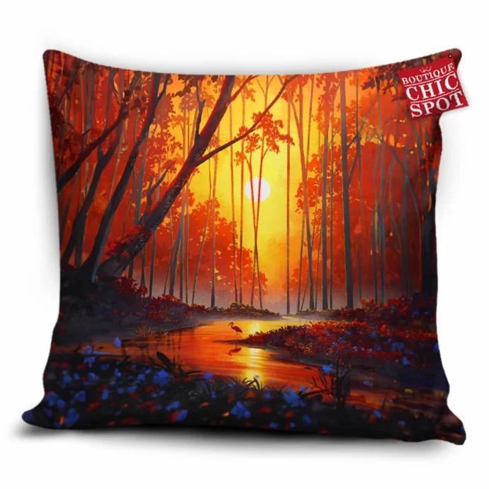 Autumn River Pillow Cover