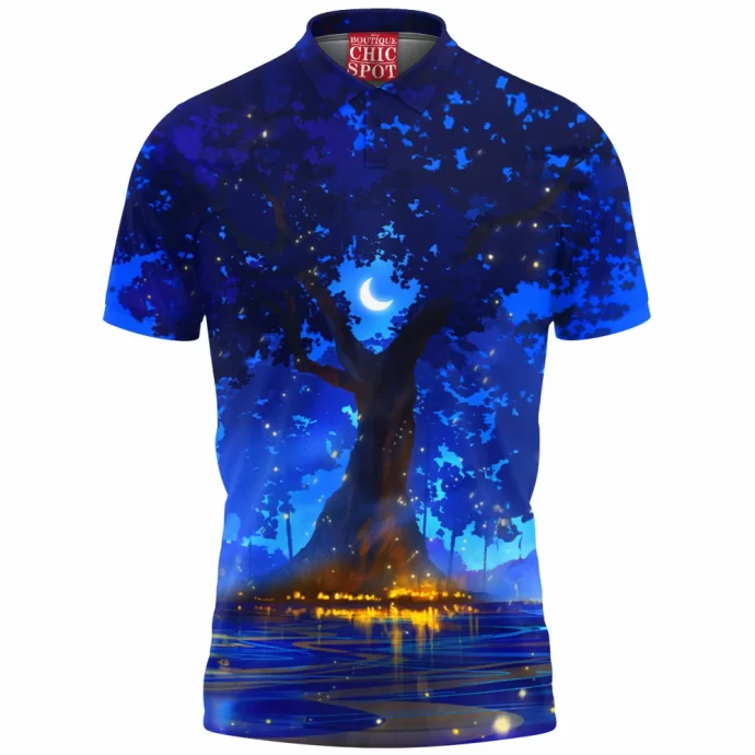 Magical Lantern Tree Polo Shirt