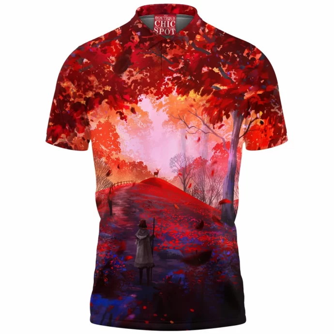 Red Forest Polo Shirt