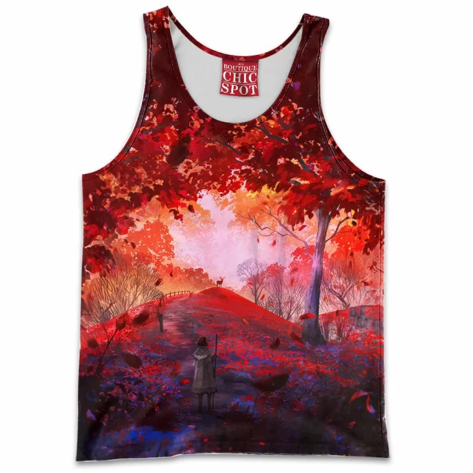 Red Forest Tank Top