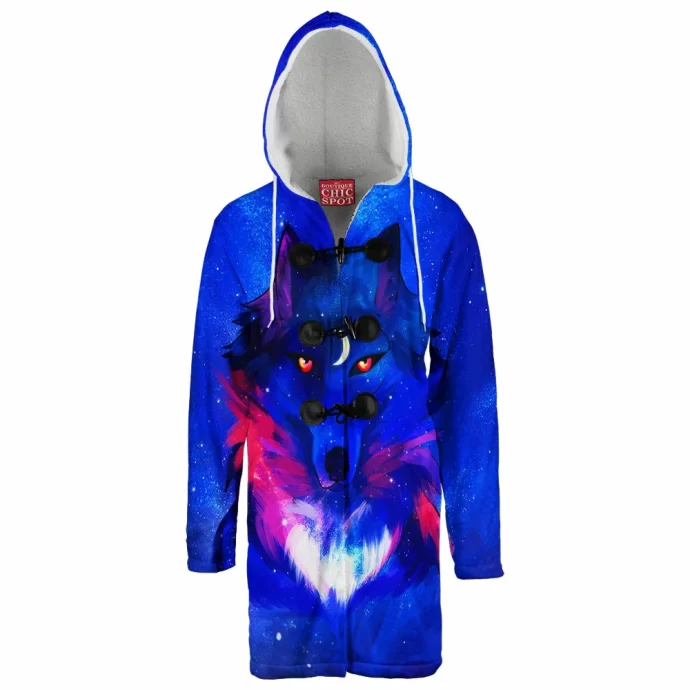 Wolf Hooded Cloak Coat