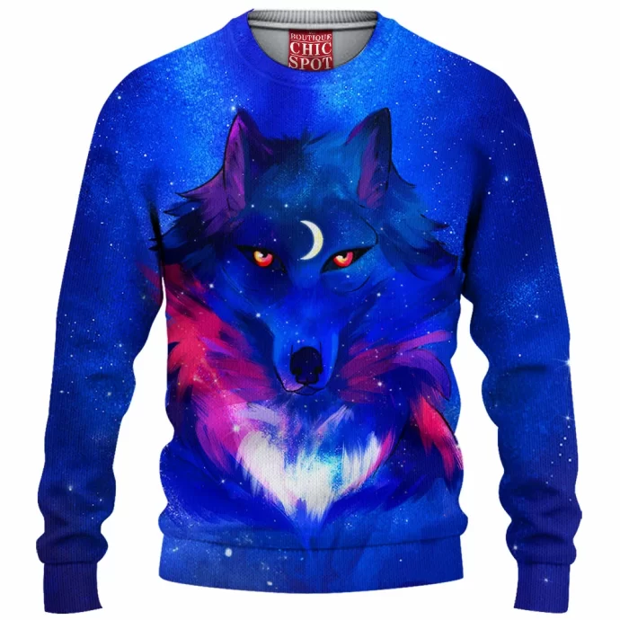 Wolf Knitted Sweater