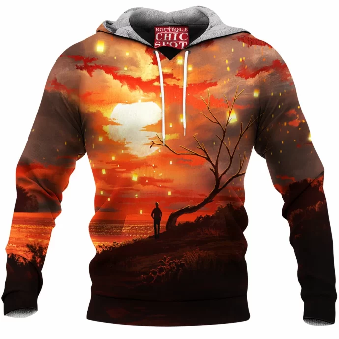 Lantern Night Fleece Hoodie