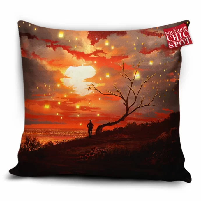 Lantern Night Pillow Cover