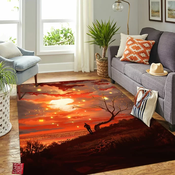 Lantern Night Rectangle Rug