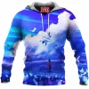 Anime Fleece-Hoodie, Howls Moving Castle Fleece-Hoodie, Ghibli Fleece-Hoodie