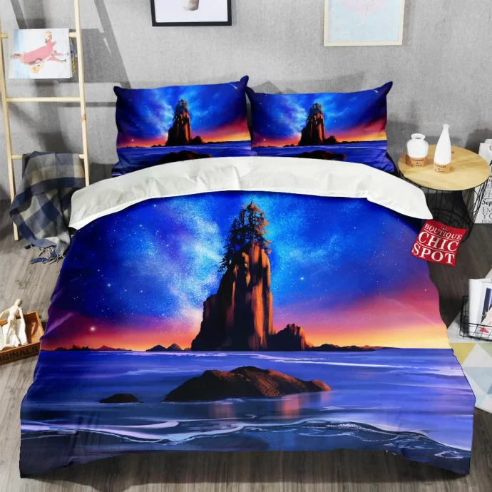 Olympic National Park Night Bedding Set