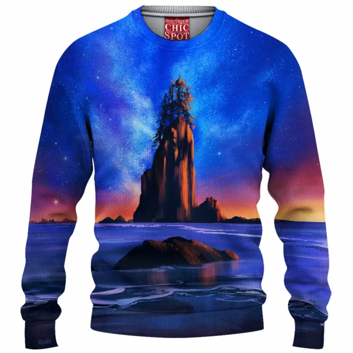 Olympic National Park Night Knitted Sweater