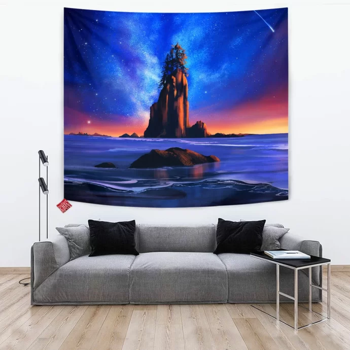 Olympic National Park Night Tapestry