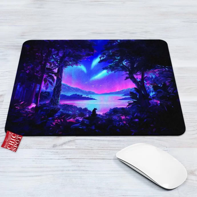 Vaporwave Jungle Mouse Pad