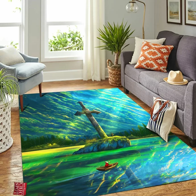 Sword Island Rectangle Rug