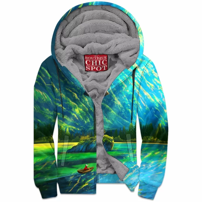 Sword Island Zip Fleece Hoodie