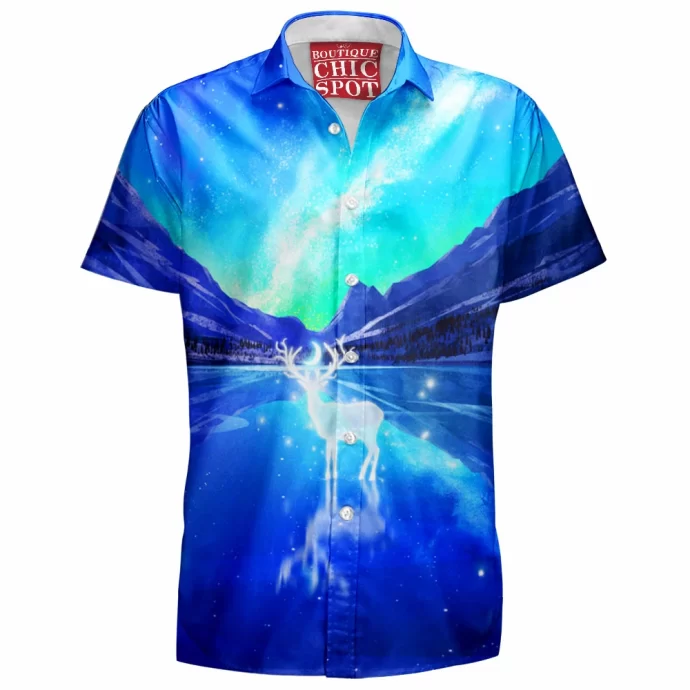 Moon Stag Hawaiian Shirt