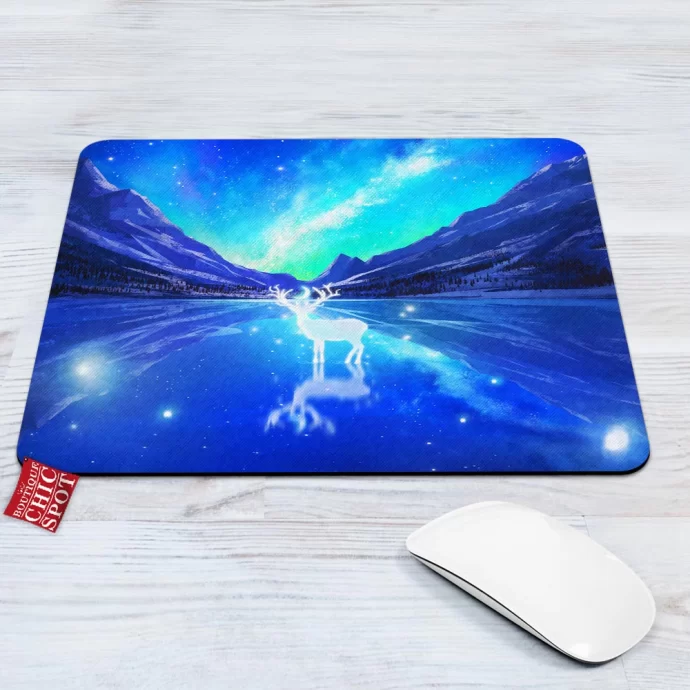 Moon Stag Mouse Pad